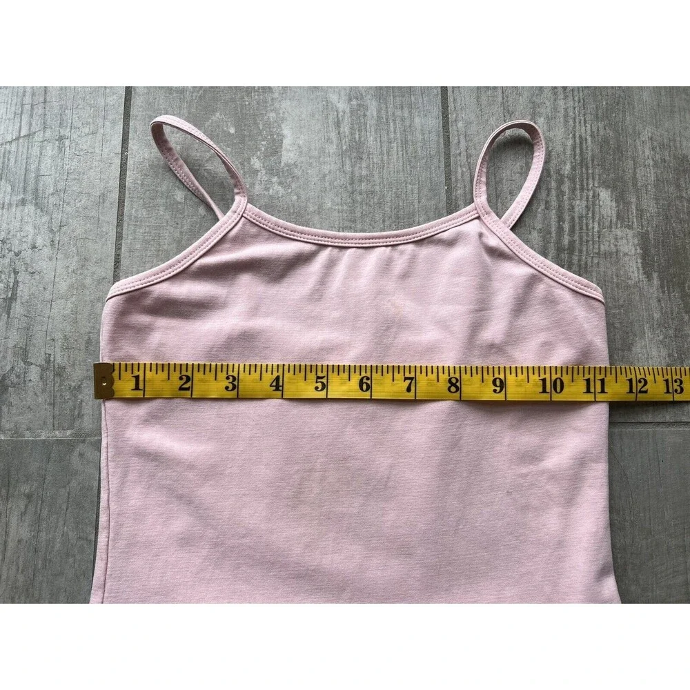 Girls Pink Camisole One Piece Tutu Leotard Dance Ballet Gymnastics 9-10 M READ